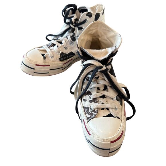 Converse x Brain Dead Chuck 70 High Top Cow Print 169946C Men's 5.5 Womens 8.5 - Picture 1 of 11